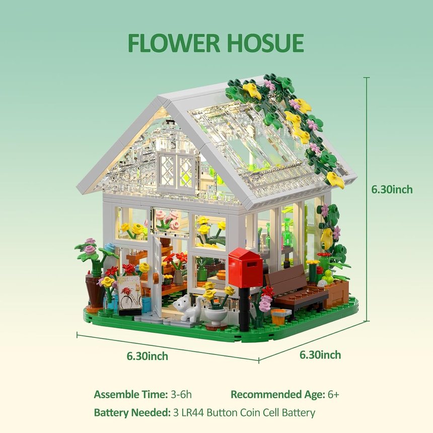 Flower House Greenhouse — view 6